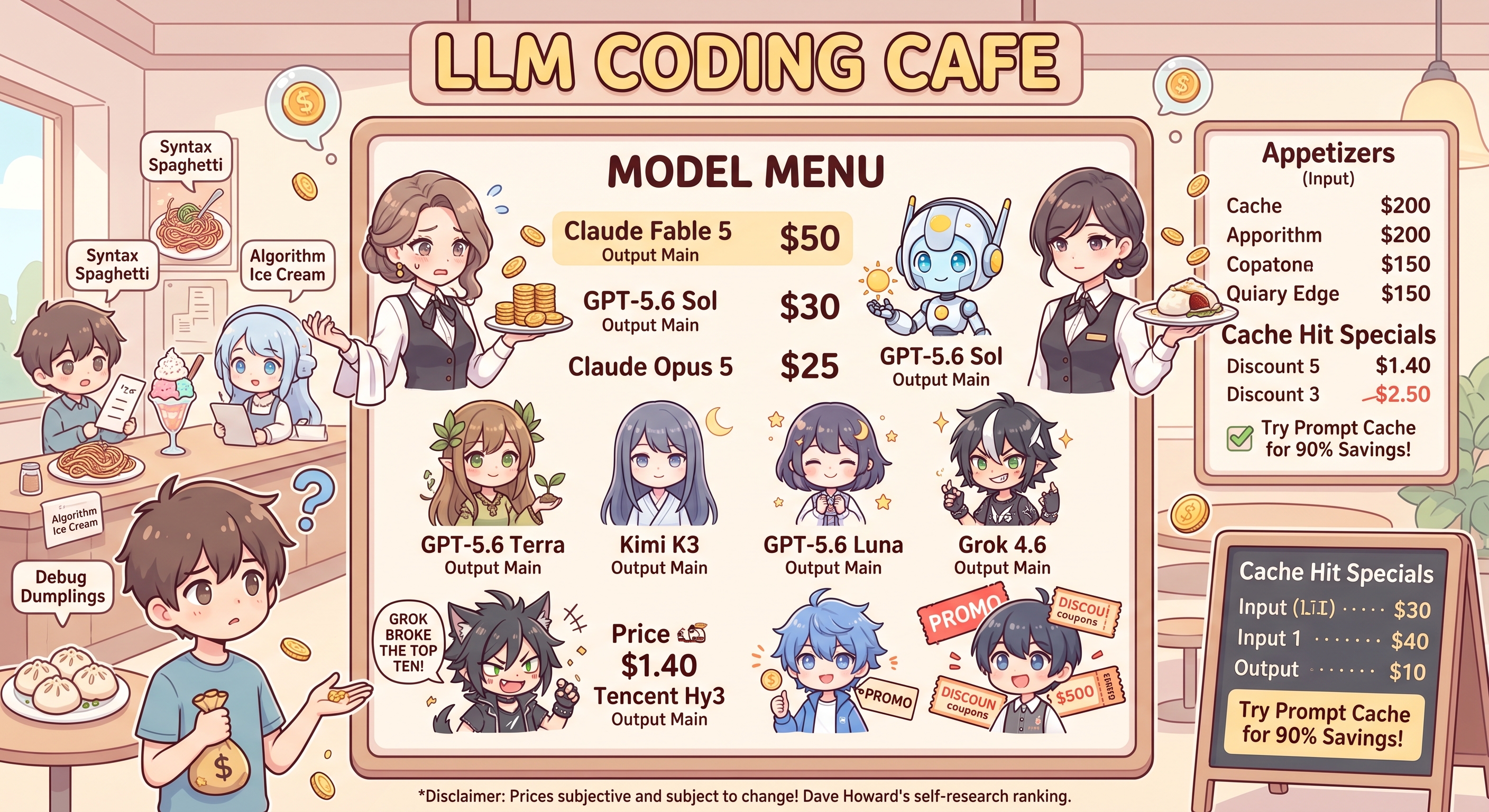 LLM model cost comparison